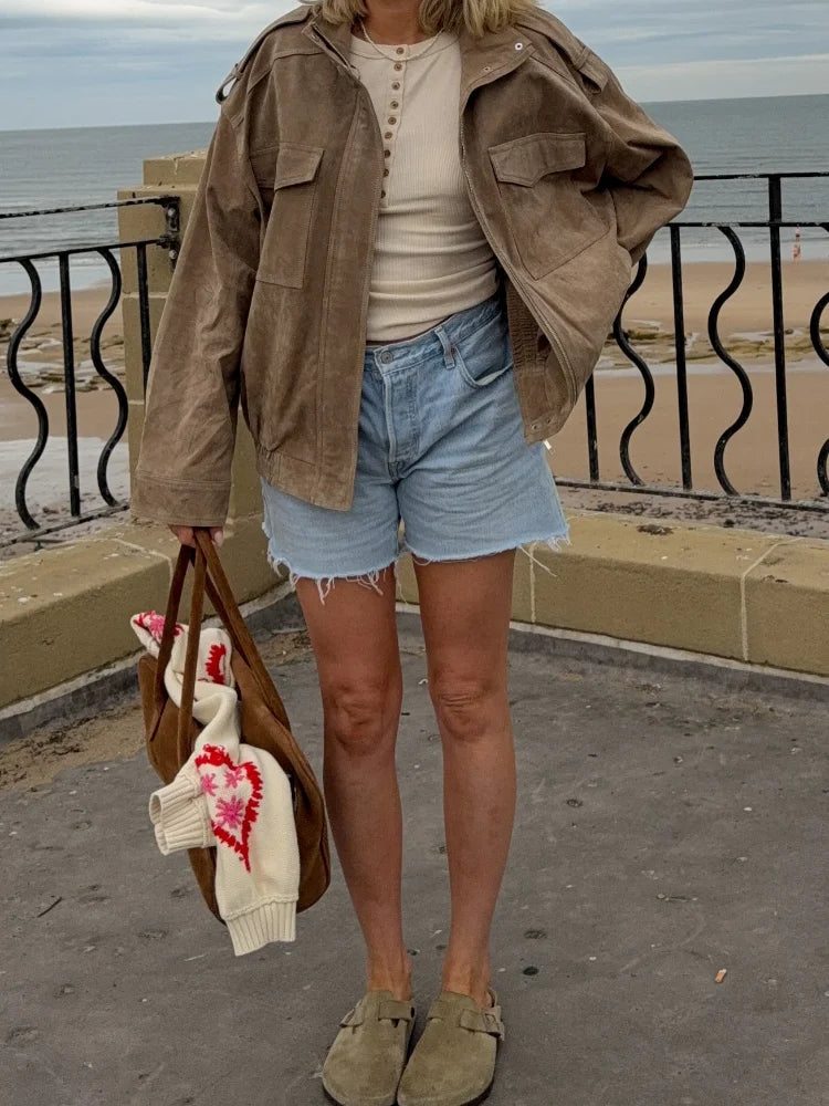 Sienna | Chaqueta de ante elegante