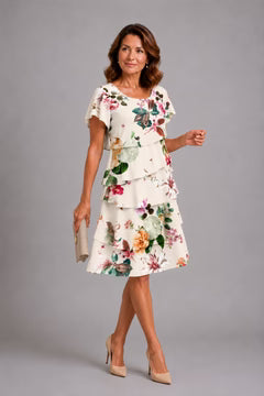 Camila | Vestido floral elegante con caída fluida