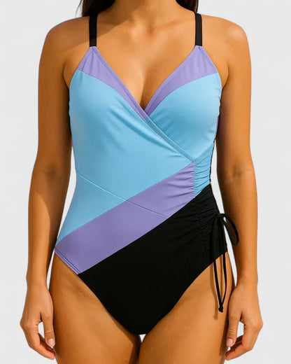 Bañador Sorynelle elegante con talle alto y efecto reductor