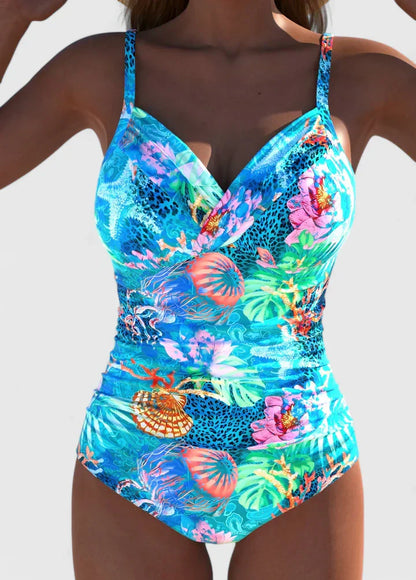 Caribe | Bañador tropical moldeador
