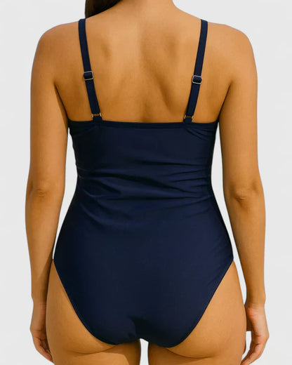 Bañador Sorynelle elegante con talle alto y efecto reductor