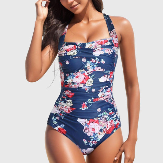 Bañador Lina | pieza floral favorecedor con soporte total