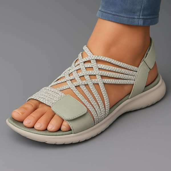 Silvia - Sandalias suela ultraligera con tiras elásticas