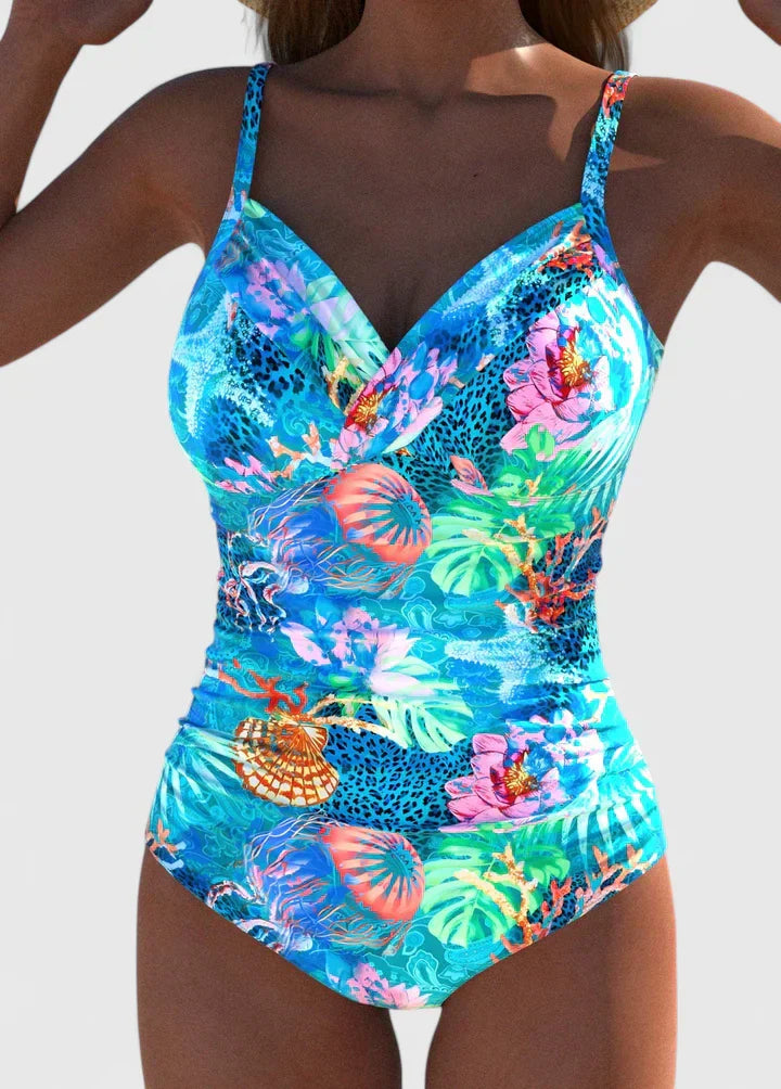 Caribe | Bañador tropical moldeador