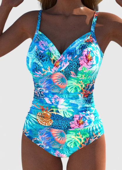Caribe | Bañador tropical moldeador