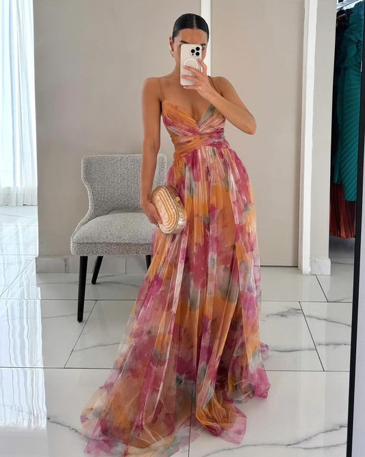 Giselle - Maxivestido floral y elegante
