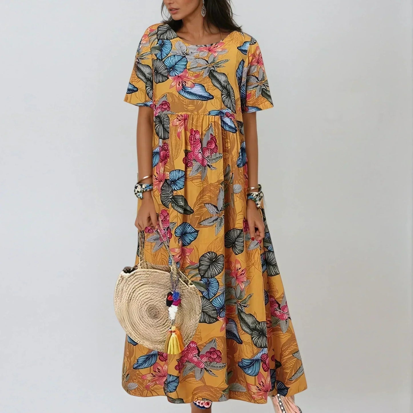 Avelina - Vestido floral de corte