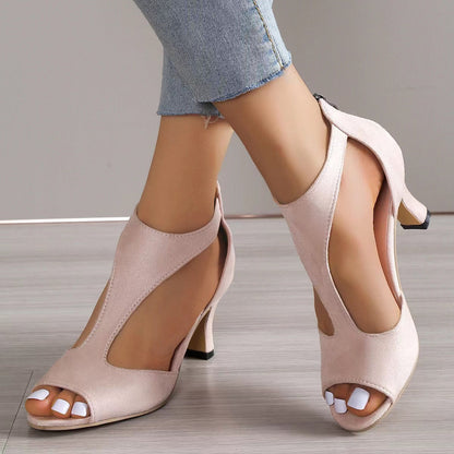 Ariana - Sandalias de tacón con tira al tobillo