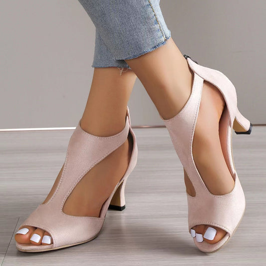 Ariana - Sandalias de tacón con tira al tobillo