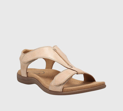 Sandalias de tira en T con plantilla ergonómica