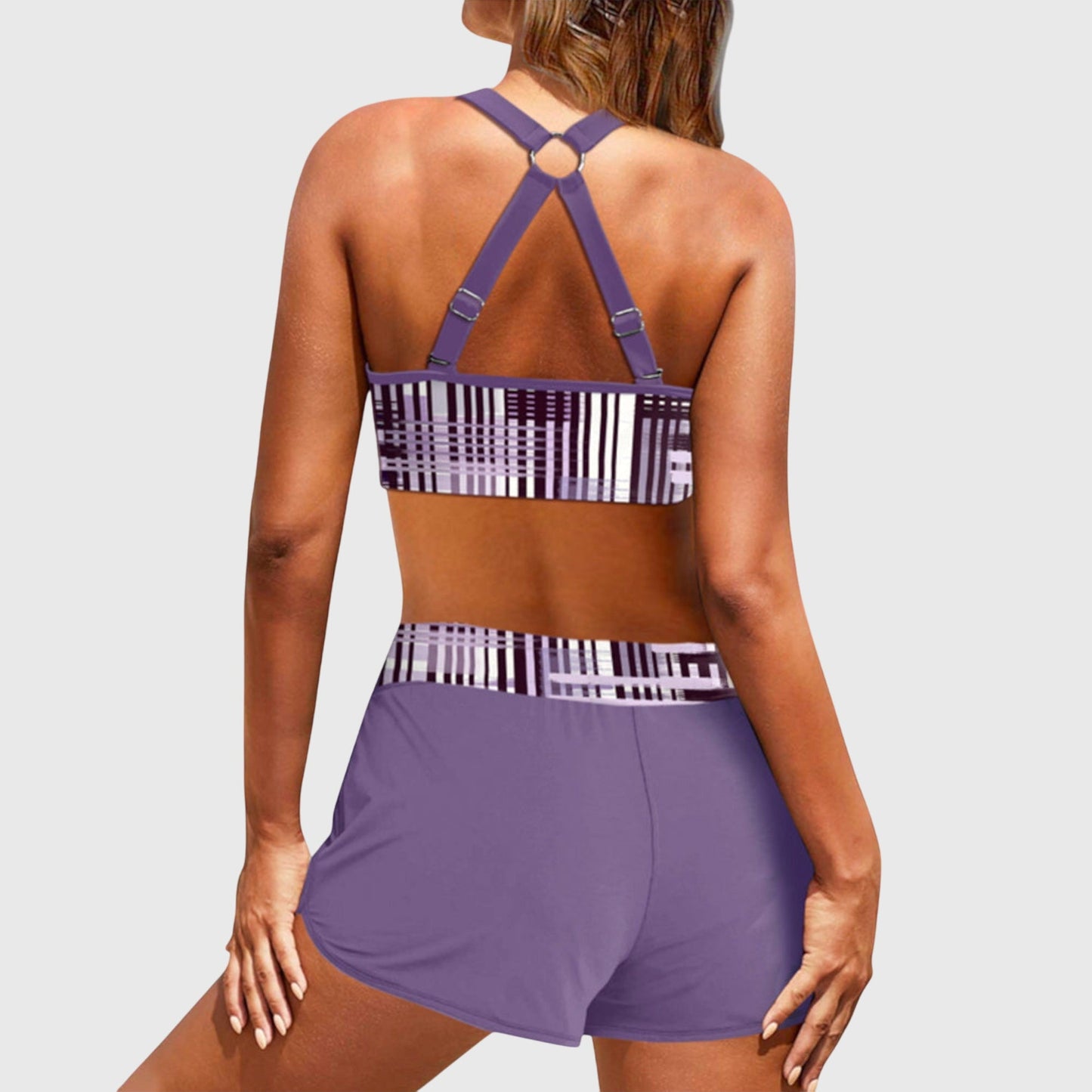 Bikini Janelle | talle alto acanalado