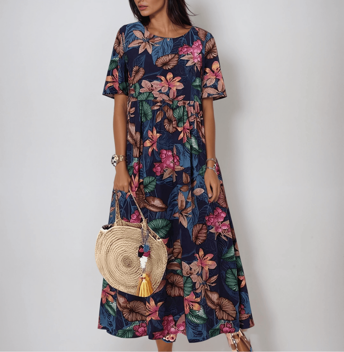 Avelina - Vestido floral de corte