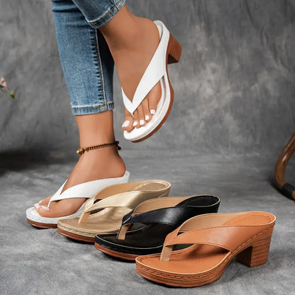 Serena | Sandalias ortopédicas de tacón - confort y elegancia