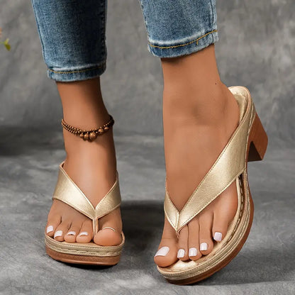 Serena | Sandalias ortopédicas de tacón - confort y elegancia