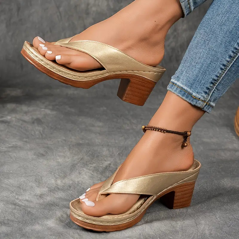 Serena | Sandalias ortopédicas de tacón - confort y elegancia