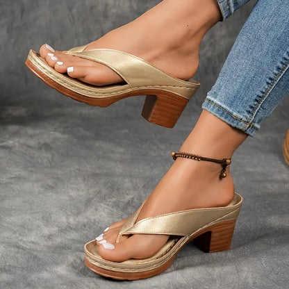 Serena | Sandalias ortopédicas de tacón - confort y elegancia
