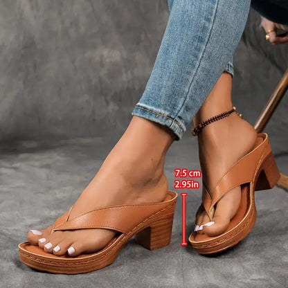 Serena | Sandalias ortopédicas de tacón - confort y elegancia