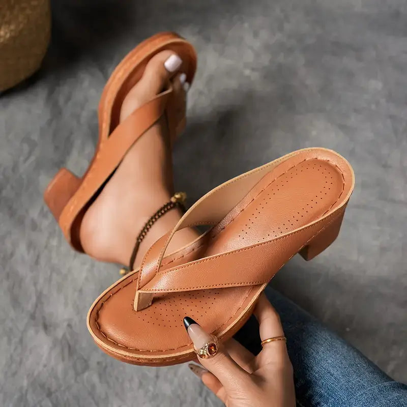 Serena | Sandalias ortopédicas de tacón - confort y elegancia