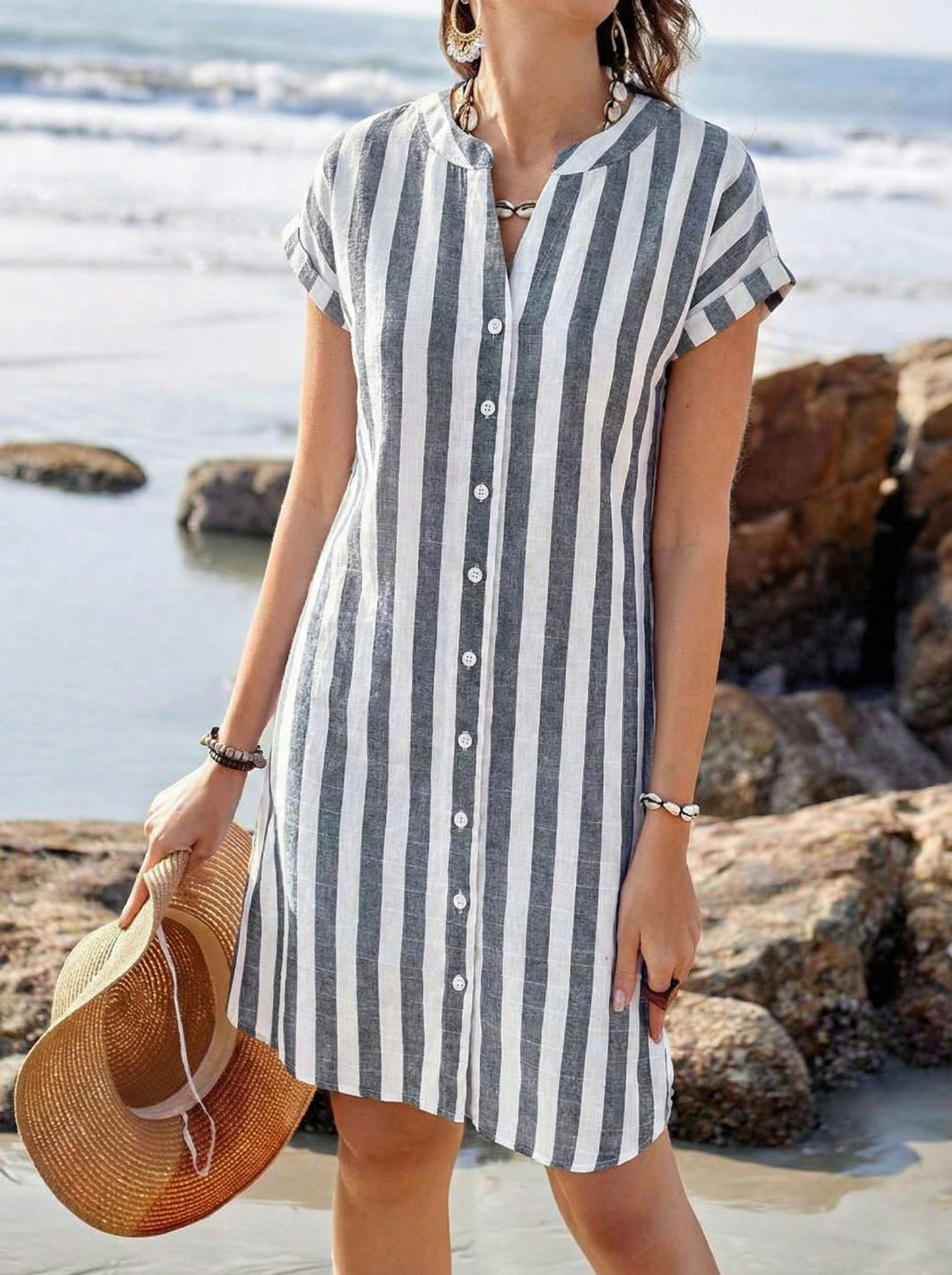 Pamelina | Abito a righe elegante