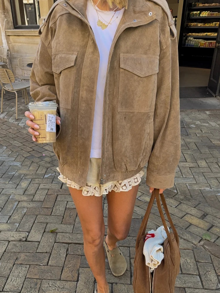 Sienna | Chaqueta de ante elegante