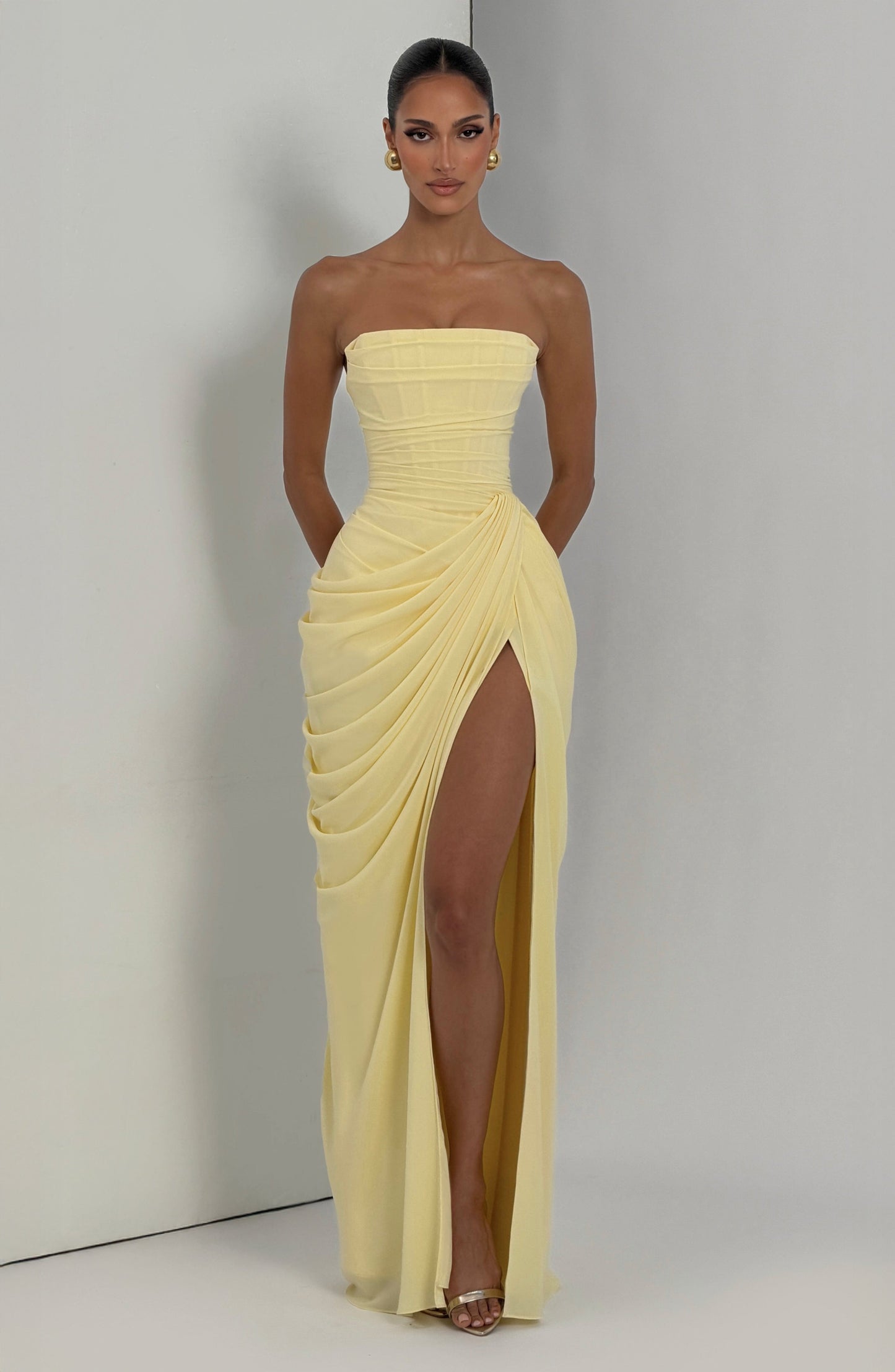 Cyra™ - Vestido Largo de Chiffon