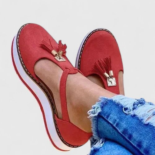 Halia - Mocasín elegante con tira ajustable