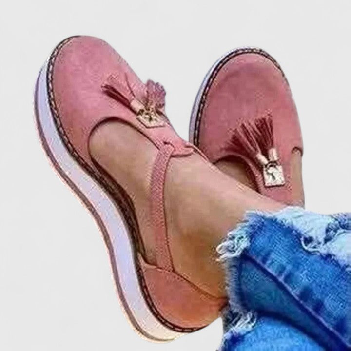 Halia - Mocasín elegante con tira ajustable