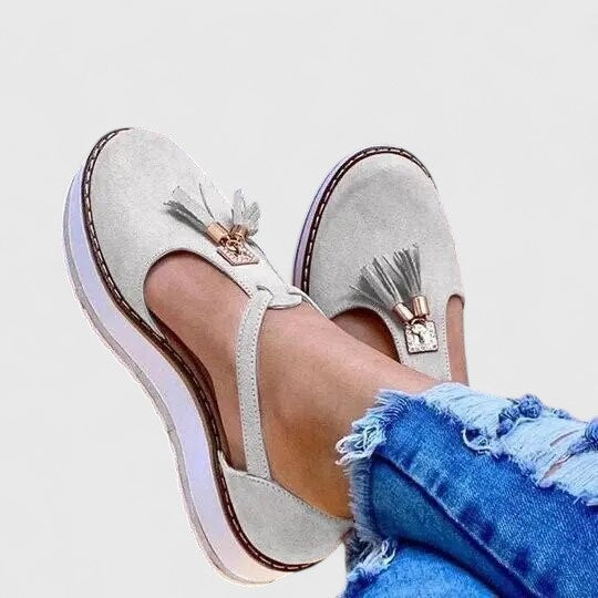 Halia - Mocasín elegante con tira ajustable