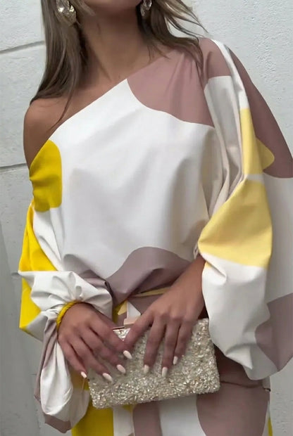 Conjunto Daniela | Volantes y cuello Diagonal