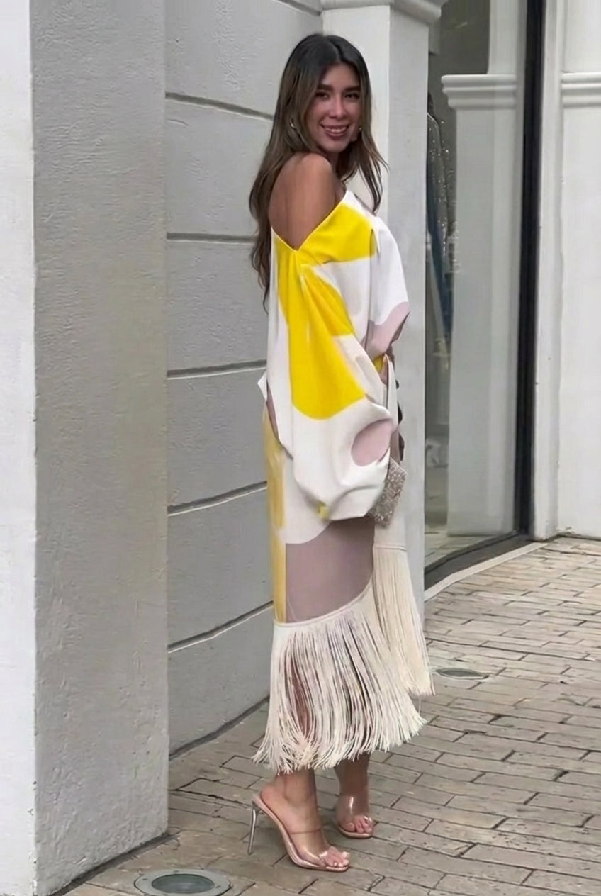 Conjunto Daniela | Volantes y cuello Diagonal