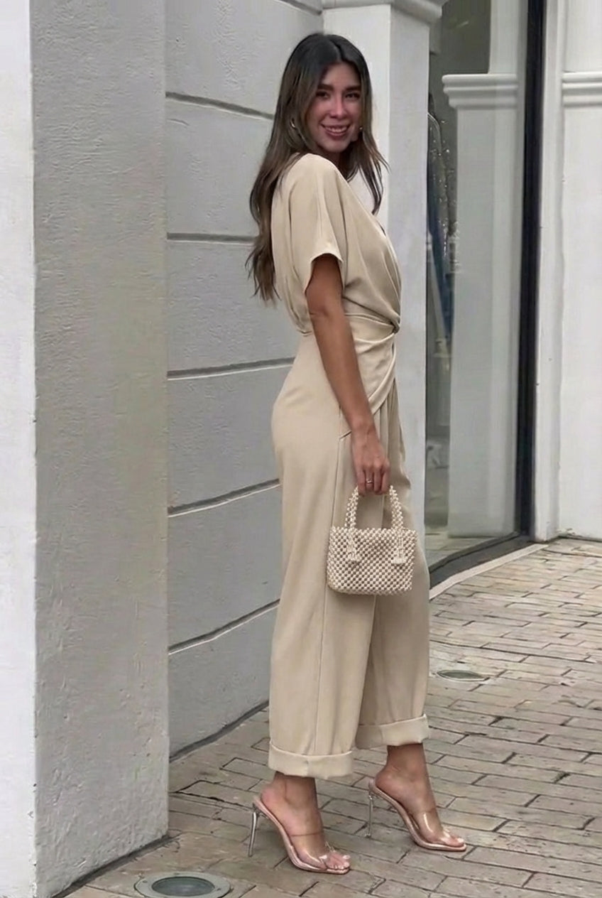 Conjunto Top Cruzado | Pantalón Fluido