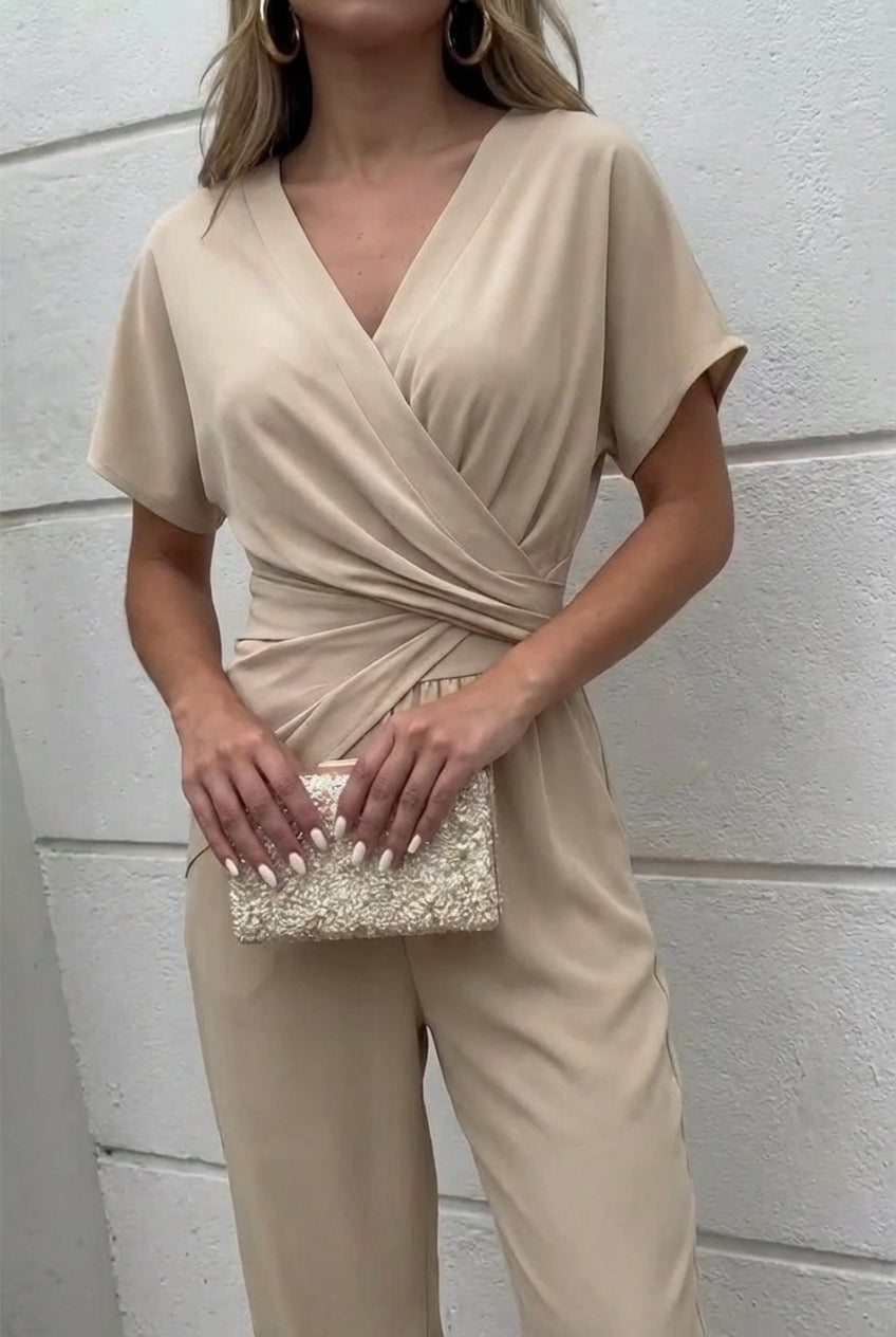 Conjunto Top Cruzado | Pantalón Fluido