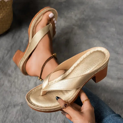 Serena | Sandalias ortopédicas de tacón - confort y elegancia